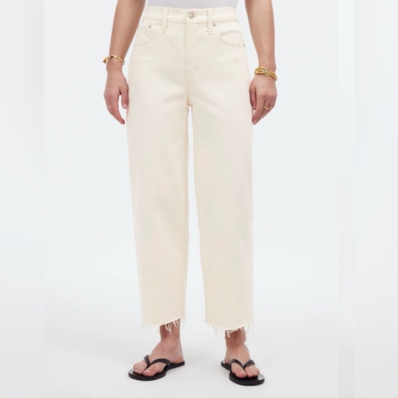 Madewell Women's The Perfect Vintage Wide-Leg Crop Jean Vintage Canvas 31 - Picture 2 of 14